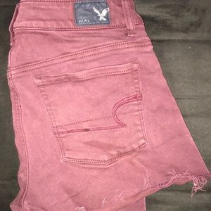 American Eagle high rise shorts